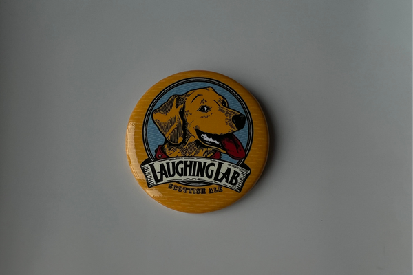 Laughing Lab Souvenir Button