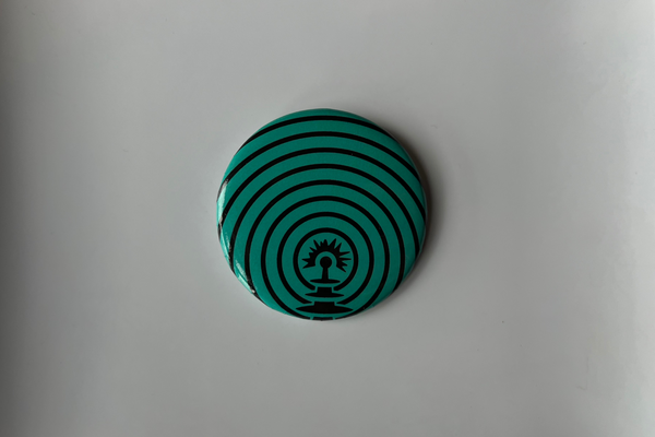 World Peace Death Ray Souvenir Button