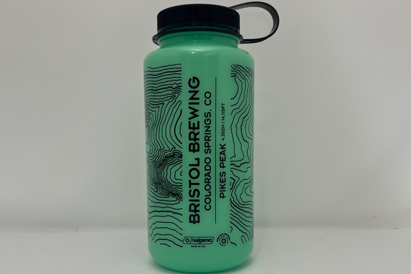 Limited Edition Glow Green Topographical Nalgene