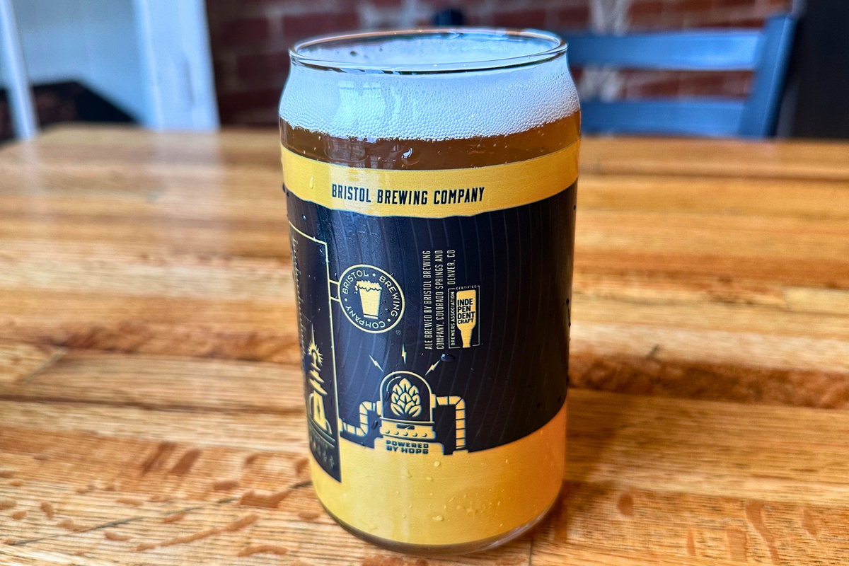 peace lily beer Hazy IPA Beer Can Glass