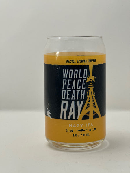 peace lily beer Hazy IPA Beer Can Glass – Bristol Brewing