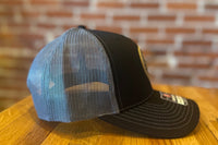 Retro Trucker Hat with Leather Patch