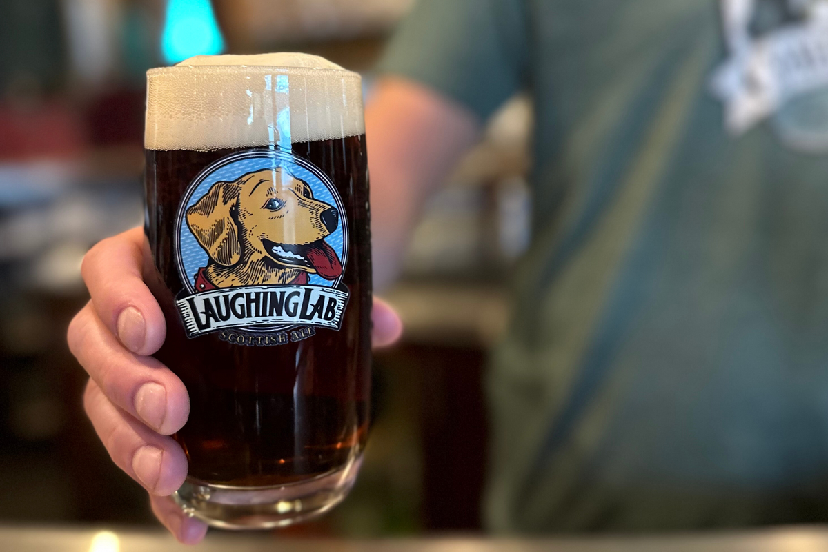 Laughing Lab Beer Glass Bristol Brewing